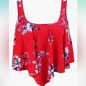 Women's Retro Flounce Falbala Bikini Top | COCOSHIP